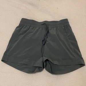 Lululemon grayish green shorts size 6